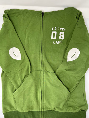 fig tree-hoodie-green