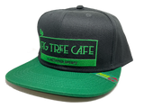 Fig Tree - Cap - Black W/Green Logo, Flat bill